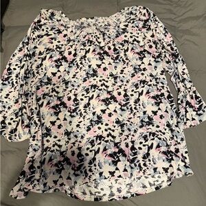 Multi color Print Women's Top